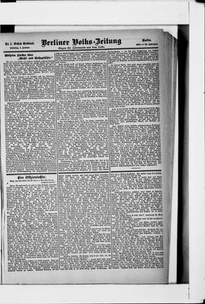 Berliner Volkszeitung vom 01.01.1905