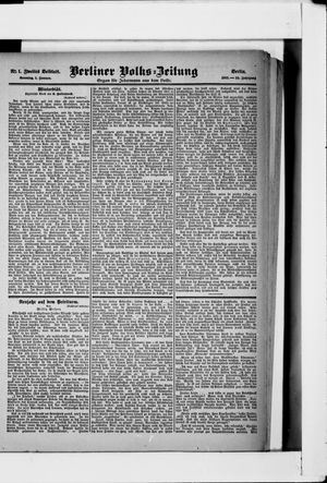 Berliner Volkszeitung vom 01.01.1905