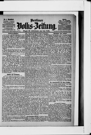 Berliner Volkszeitung vom 03.01.1905