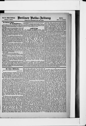 Berliner Volkszeitung vom 08.01.1905