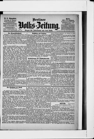 Berliner Volkszeitung vom 10.01.1905