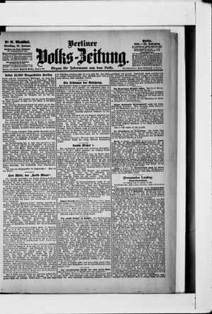 Berliner Volkszeitung vom 10.01.1905