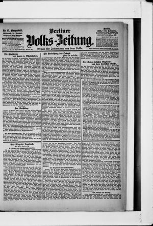 Berliner Volkszeitung vom 11.01.1905