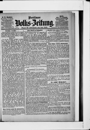 Berliner Volkszeitung vom 12.01.1905