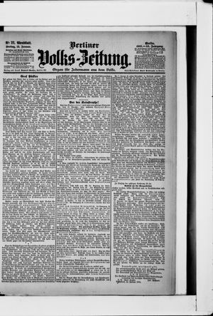 Berliner Volkszeitung vom 13.01.1905