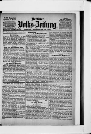 Berliner Volkszeitung on Jan 14, 1905
