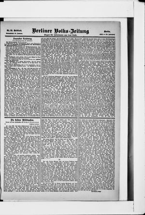Berliner Volkszeitung on Jan 14, 1905