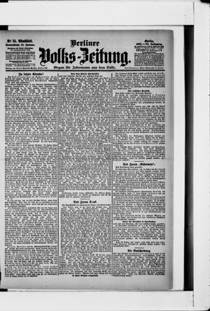 Berliner Volkszeitung on Jan 14, 1905