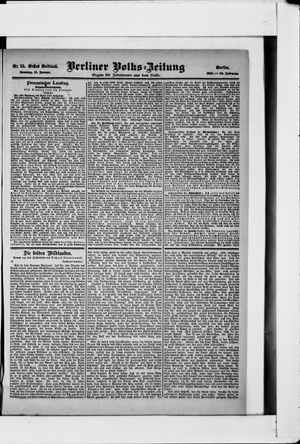 Berliner Volkszeitung vom 15.01.1905