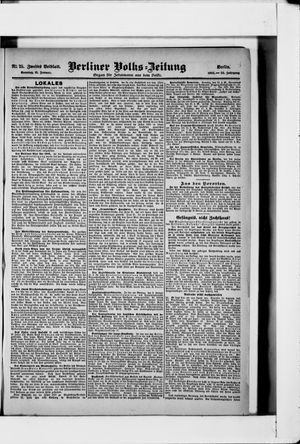 Berliner Volkszeitung vom 15.01.1905