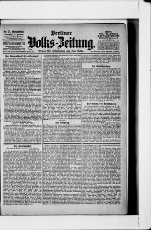 Berliner Volkszeitung vom 17.01.1905