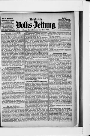 Berliner Volkszeitung vom 19.01.1905