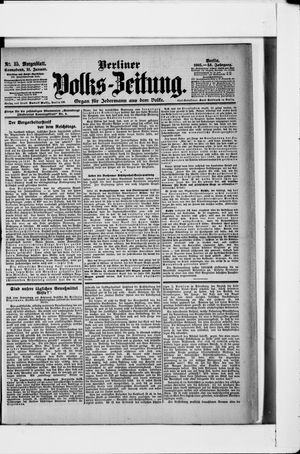 Berliner Volkszeitung vom 21.01.1905
