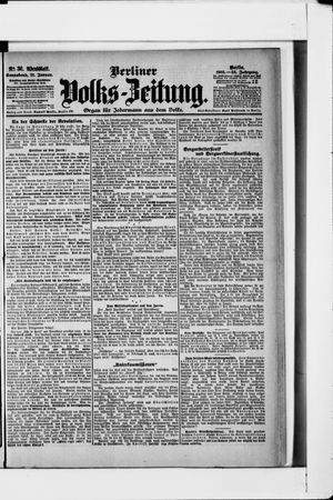 Berliner Volkszeitung vom 21.01.1905