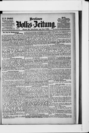Berliner Volkszeitung vom 23.01.1905