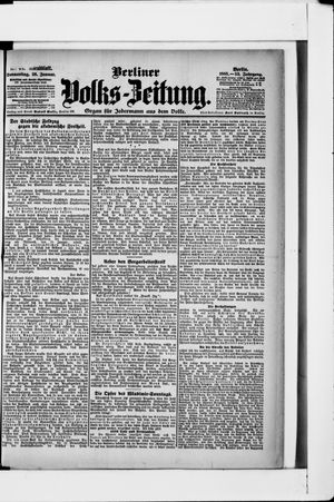 Berliner Volkszeitung vom 26.01.1905