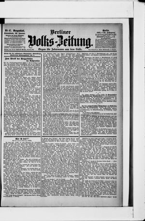 Berliner Volkszeitung vom 28.01.1905