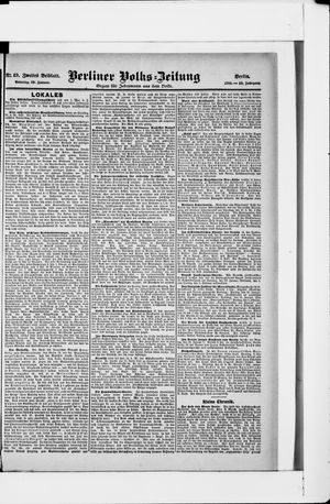 Berliner Volkszeitung vom 29.01.1905