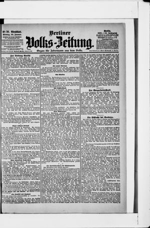 Berliner Volkszeitung vom 30.01.1905