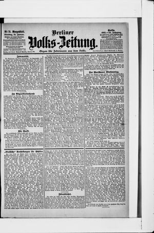 Berliner Volkszeitung vom 31.01.1905