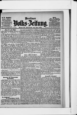 Berliner Volkszeitung vom 03.02.1905