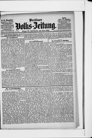 Berliner Volkszeitung vom 04.02.1905