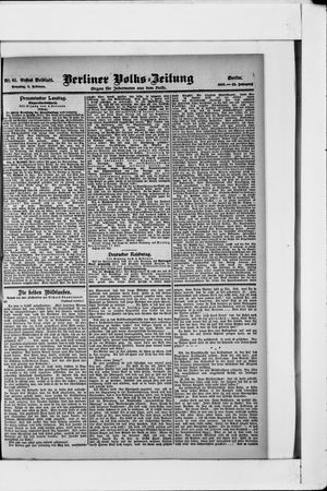 Berliner Volkszeitung vom 05.02.1905