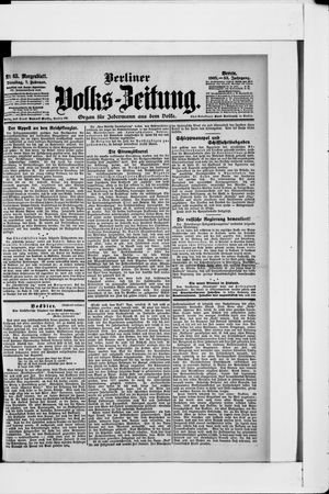 Berliner Volkszeitung vom 07.02.1905
