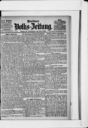 Berliner Volkszeitung on Feb 10, 1905