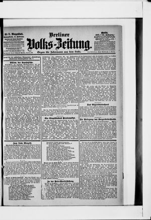 Berliner Volkszeitung vom 11.02.1905