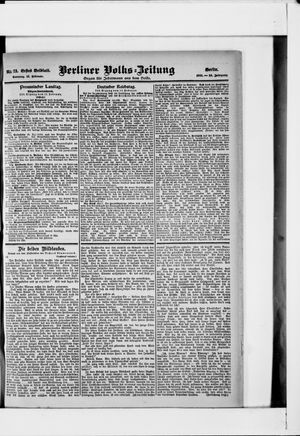 Berliner Volkszeitung vom 12.02.1905