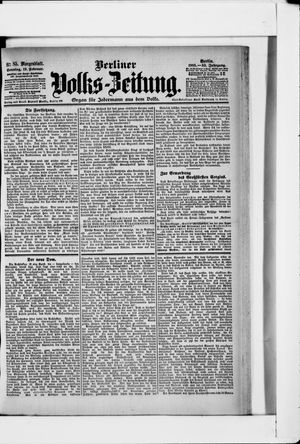 Berliner Volkszeitung vom 19.02.1905