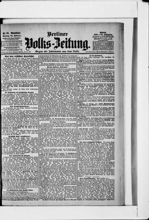 Berliner Volkszeitung vom 20.02.1905
