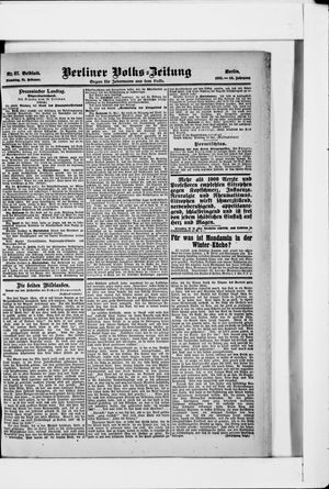 Berliner Volkszeitung vom 21.02.1905