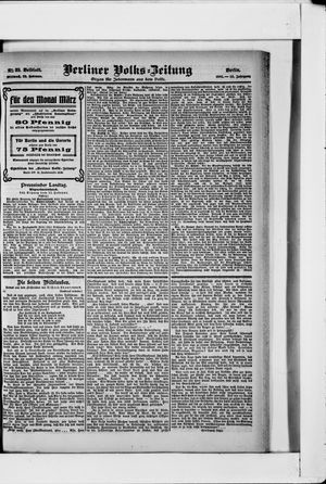 Berliner Volkszeitung vom 22.02.1905