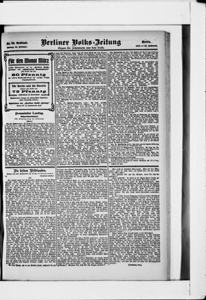 Berliner Volkszeitung vom 24.02.1905