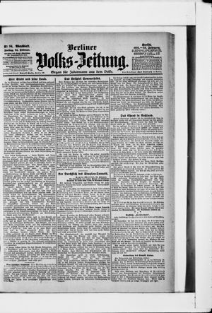 Berliner Volkszeitung vom 24.02.1905