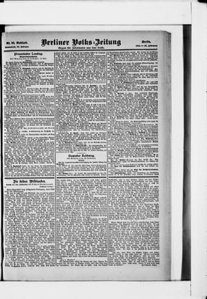 Berliner Volkszeitung vom 25.02.1905