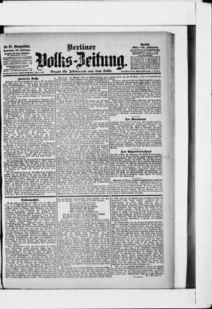 Berliner Volkszeitung vom 26.02.1905