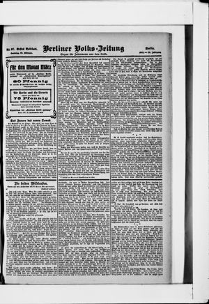 Berliner Volkszeitung vom 26.02.1905