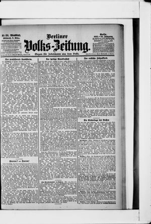 Berliner Volkszeitung vom 08.03.1905