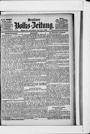 Berliner Volkszeitung vom 14.03.1905
