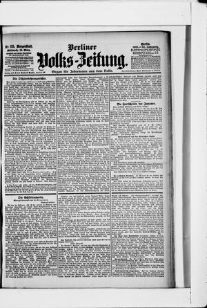 Berliner Volkszeitung vom 15.03.1905