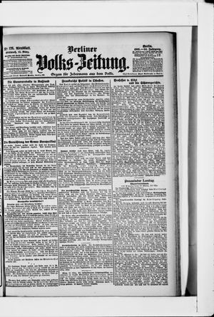 Berliner Volkszeitung on Mar 15, 1905