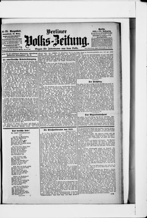 Berliner Volkszeitung vom 18.03.1905