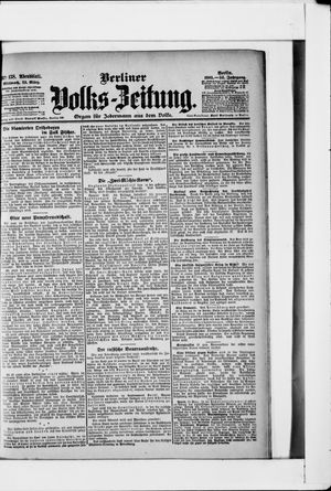 Berliner Volkszeitung vom 22.03.1905