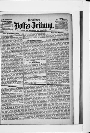 Berliner Volkszeitung vom 23.03.1905