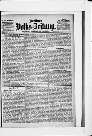 Berliner Volkszeitung vom 25.03.1905