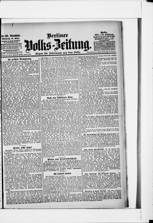 Berliner Volkszeitung vom 29.03.1905
