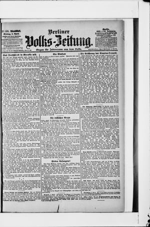 Berliner Volkszeitung vom 03.04.1905